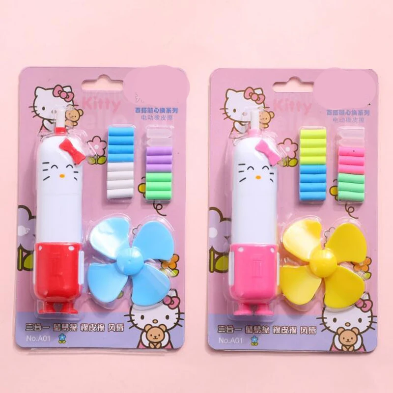 Милый Электрический Ластик Hello Kitty и Cat ластик подарок для девочки новый