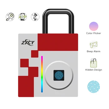 

Touch Unlock Fingerprint Padlock Smart AntiTheft Security Lock Portable Keyless Biometric Lock Home Door Cabinet Luggage Locker