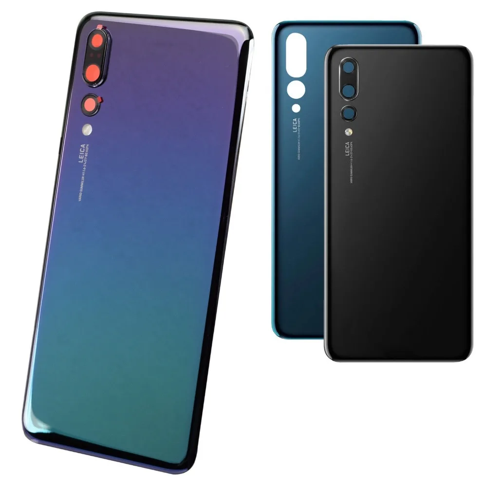 Крышка батарейного отсека задняя стеклянная дверь панель Замена для huawei P20 Pro
