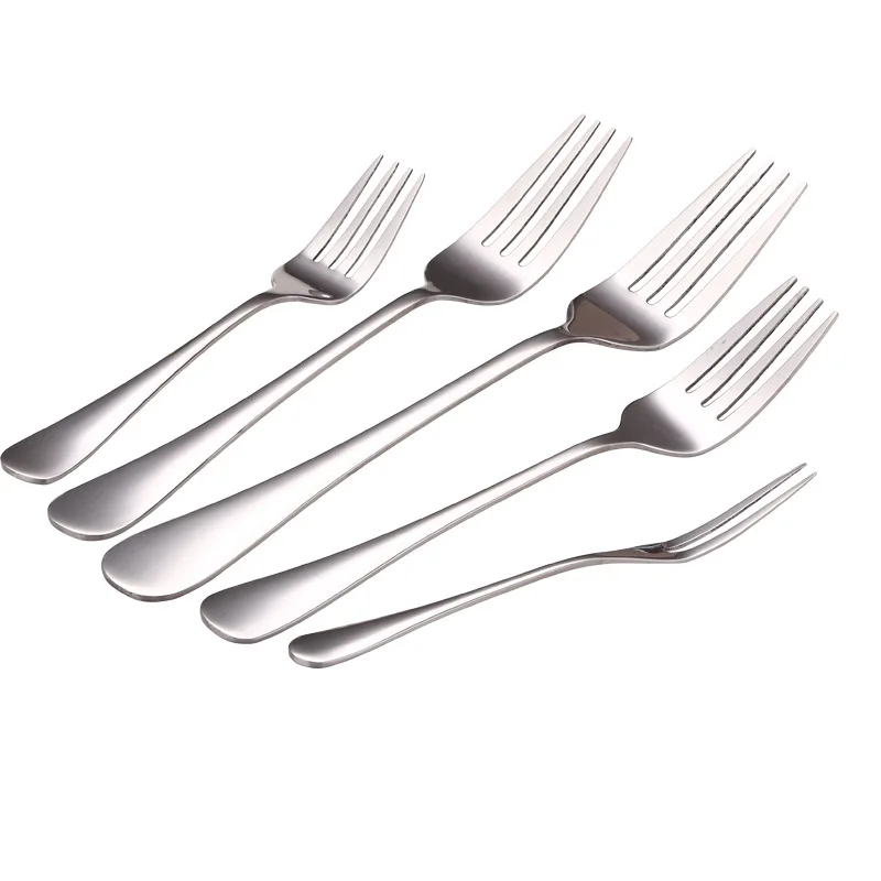 

Stainless Steel Buffet Serving Fork Flatware Dining Dessert Food Dinner Fruit Fork Kitchen Tableware Utensil Cutlery