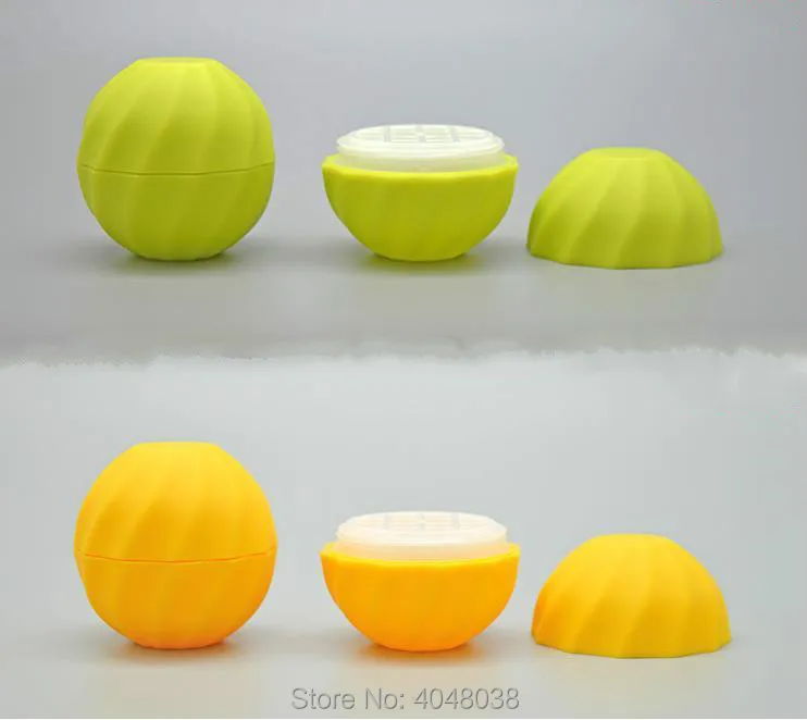Lovely Lipbalm Container Round Plastic Cosmetic Lip Rouge Box Empty Lip Balm Bottle Lipstick Packaging (2)