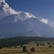 Clouds over a mountain  Popocatepetl Volcano  Mexico Poster Print (36 x 12)