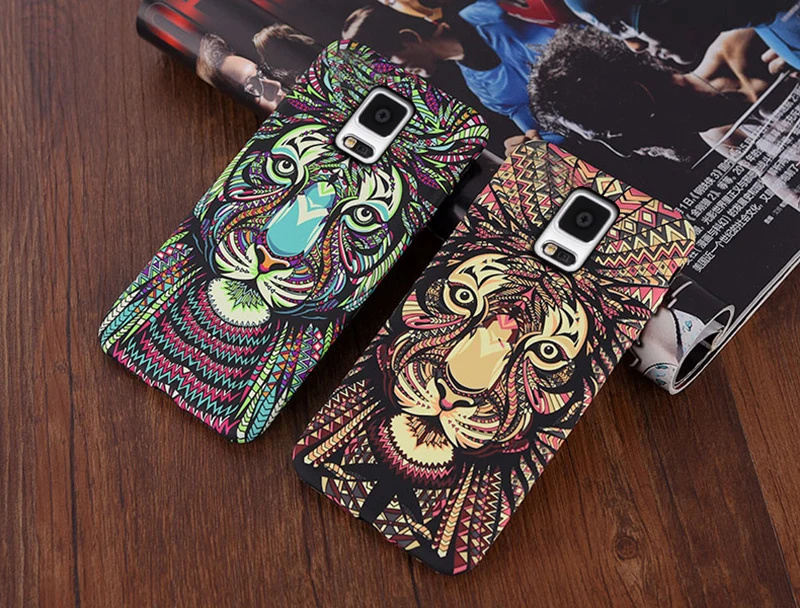 YonLinTan Coque чехол для Samsung Galaxy Note 3 4 5 мобильный телефон ночник слон тигр животное