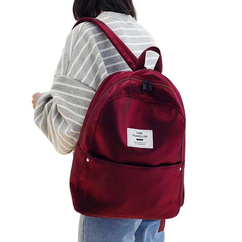 DCIMOR nuevo ojo mochila mujer de Color sólido Preppy Casual mochila para adolescentes chicas mujer la escuela bolso de hombro mochila DCIMOR nuevo ojo mochila mujer de Color sólido Preppy Casual mochila para adolescentes chicas mujer la escuela bolso de hombro mochila