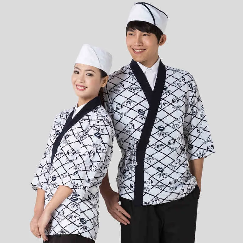 (10)Korean chef's Japanese waiter overalls Japanese clothing restaurant