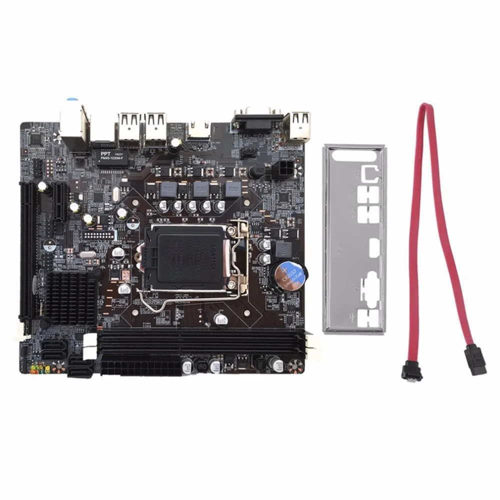 

Professional H61 Desktop Computer Mainboard Motherboard 1155 Pin CPU Interface Upgrade USB2.0 DDR3 1600/1333