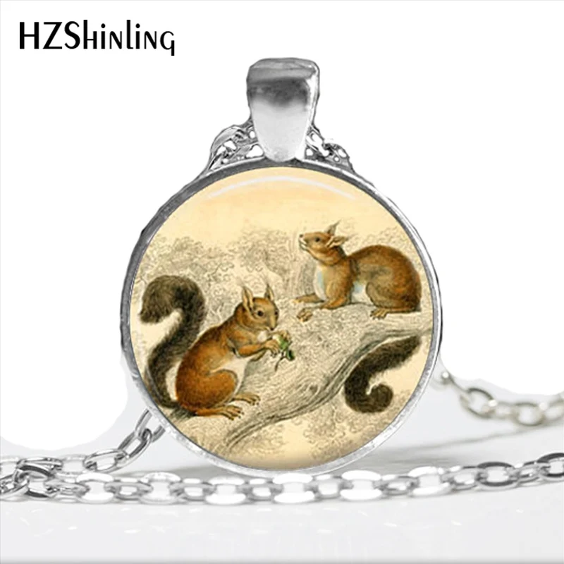 NS 00778 New Tree Squirrels Necklace Jewelry Ground Squirrel Necklace
