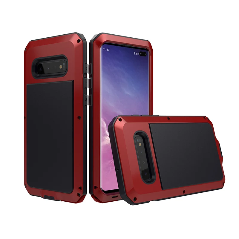 

Heavy Duty Protection Doom Armor Shockproof Case For Samsung Galaxy S10 Plus S10 Lite S10e Cover Metal Bumber For Samsung S 10