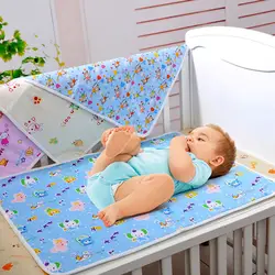 Водонепроницаемый новорожденных Пеленальный крышка хлопок младенческой постельные принадлежности мочи площадку Портативный маленьких