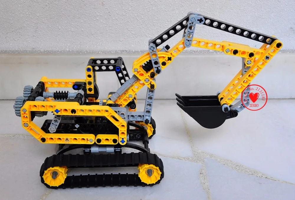 

Decool 3359 technic City Series truck Excavator model Building Blocks Bricks Model Kids Toys Marvel Compatible 8419