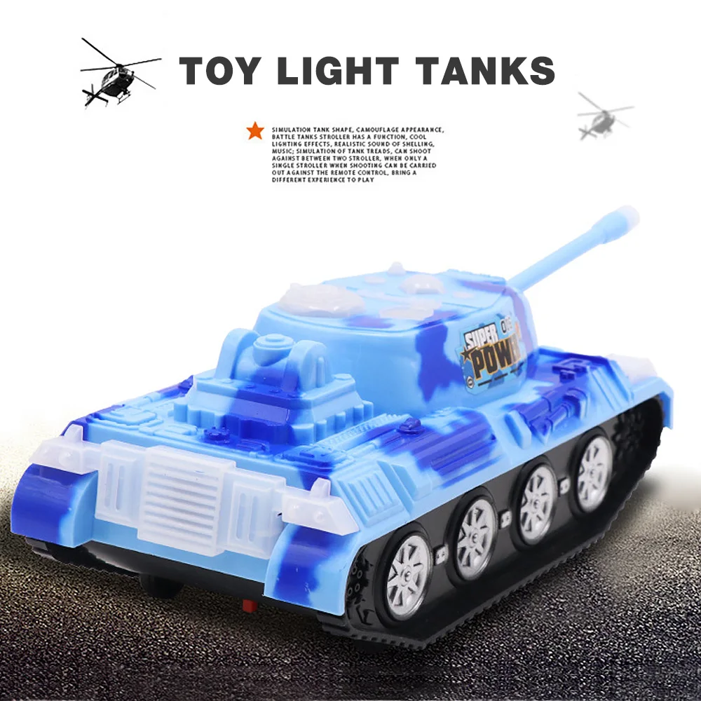 Electric Tank Tactical Vehicle Main Battle Military Main Battle Tank Model Sound Electric Music Universal Light Tank Hobby Toys