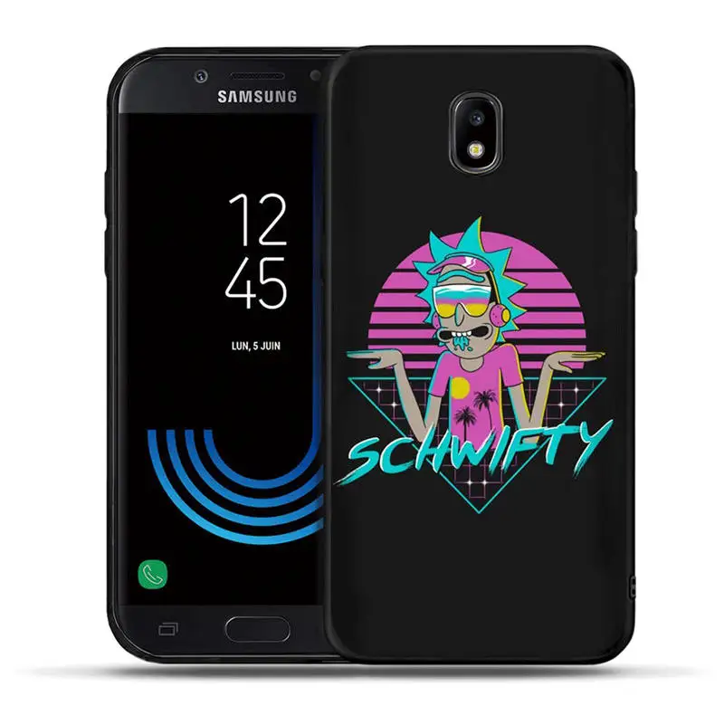 Забавный чехол Rick and Morty из аниме ТПУ для Samsung Galaxy J3 J5 J7 J2 Prime G530 j4 J6 Plus силиконовый чехол - Цвет: H1375