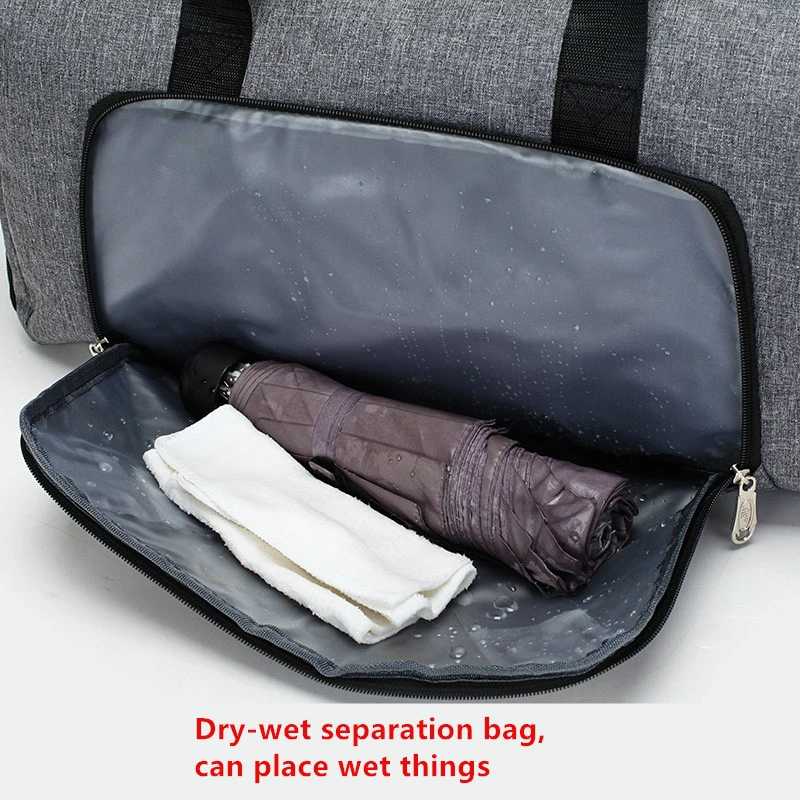 Водонепроницаемый, спортивный спортивная сумка с мокрым карманом путешествия Weekender вещевой мешок обувью отсек для мужчин женщин большой