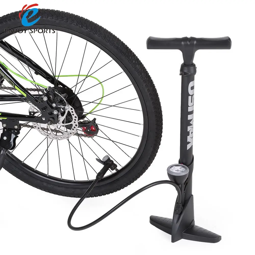 High Pressure Bicycle Floor Pump Super Light Bike Pressure Inflator Air