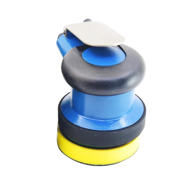 OEM мини пневматические инструменты ладонь случайный орбитальный шлифовальный станок полировщик 3 дюймов 4 дюймов Круглый Круг Pad 75 мм 100 мм цвет - Цвет: Blue 3  inch