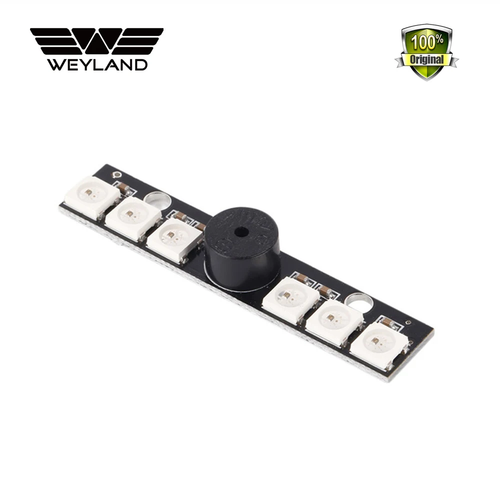 Weyland Matek яркость WS2812B светодиодный и 5 в активный зуммер 6 * RGB чипы индикатор |