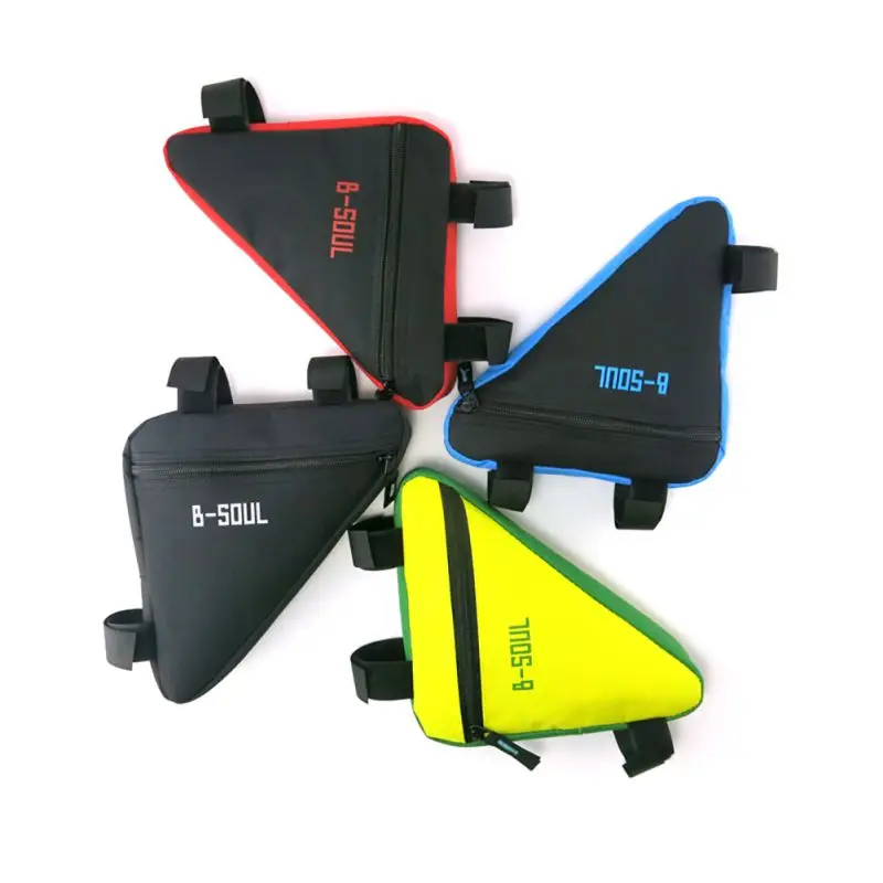 

4 Colors Waterproof Triangle Cycling Bike Bag Front Tube Frame Bag Mountain Triangle Bike Pouch Holder Saddle Bag
