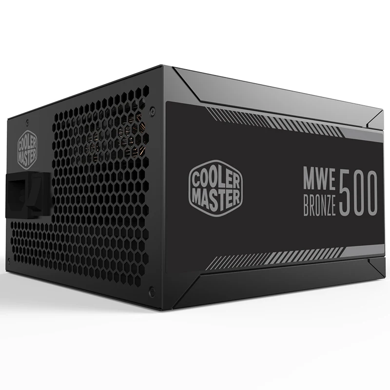 برودة ماستر PC PSU وحدة إمداد الطاقة للكمبيوتر تصنيف 500 W 500 واط 12 سنتيمتر مروحة 12 V ATX PC امدادات الطاقة برونز 80 زائد ل عبة مكتب