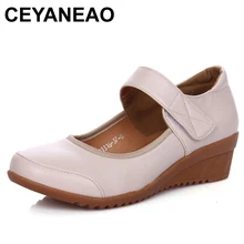 CEYANEAOMary Jane/Женская обувь для свадьбы; удобная женская модельная обувь на каблуке с круглым носком; повседневная обувь для танцев