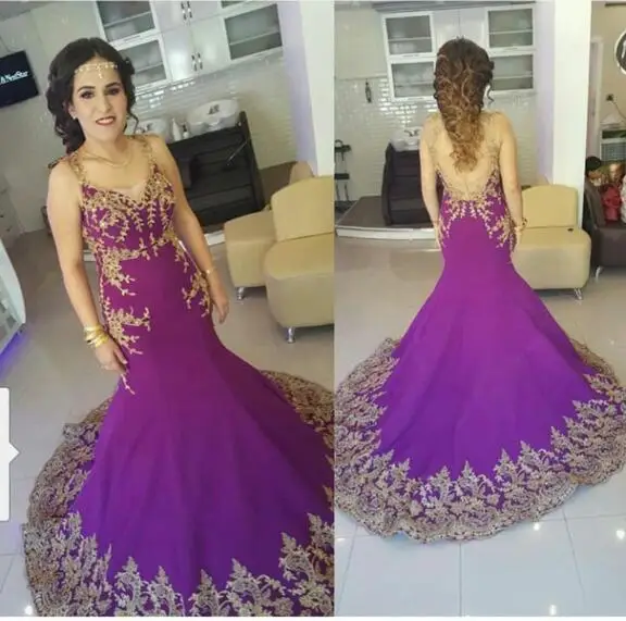 Purple and gold lace dress Purple and gold lace dress