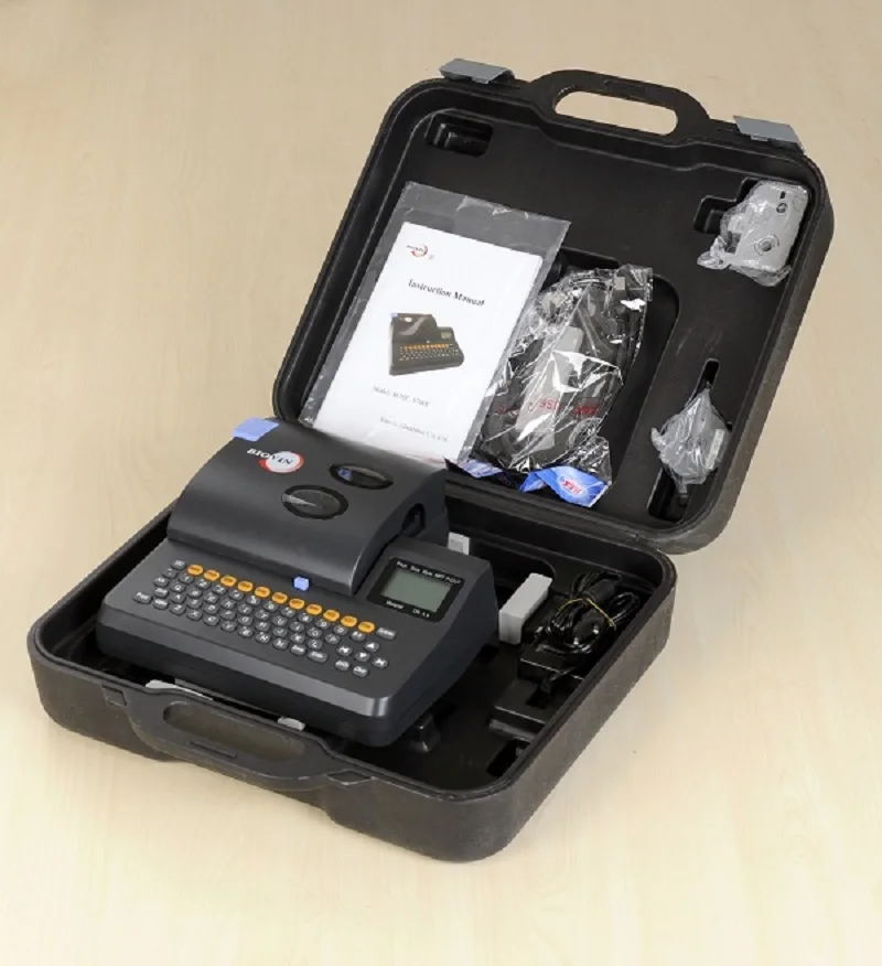 English type Portable pvc tube printer heat shrinkable tube label