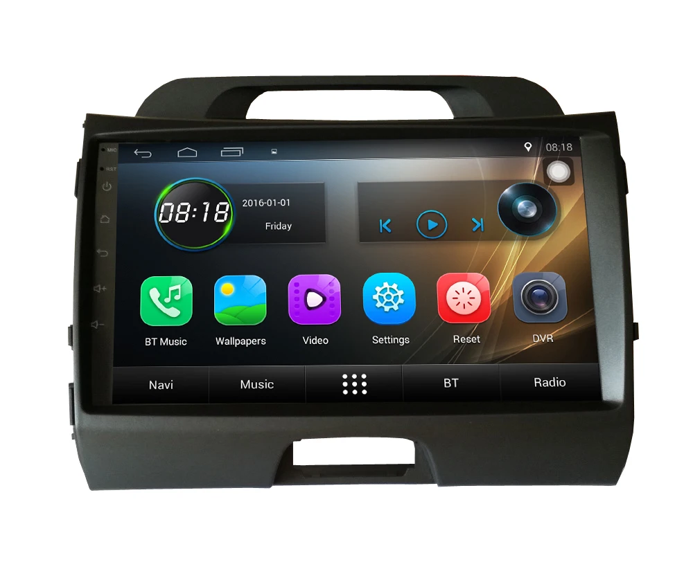Flash Deal Nedehe Quad core 2G RAM+16G ROM Android 6.0 car dvd gps navigation car radio stereo for KIA sportage 2011 2012 2013 2014 2015 0