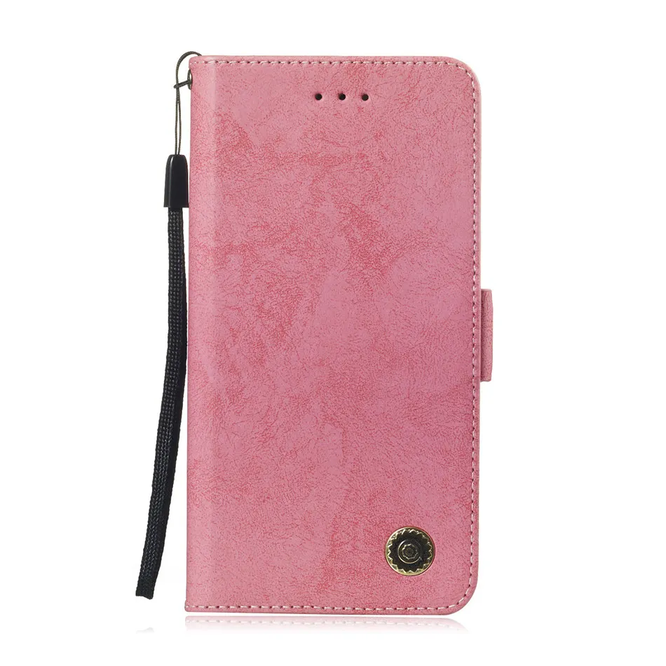 Чехол для samsung Galaxy S7 край S8 S9 S10E S10 Plus Note 9 A3 A5 J3 J5 J7 Чехол-книжка с карманом для карт чехол для телефона чехол в деловом стиле DP26G - Цвет: Pink