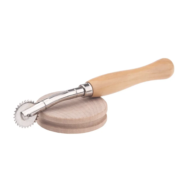 DIY Sewing Tool Steel Toothed Wheel Pressure Zoned Cloth Round Delimit