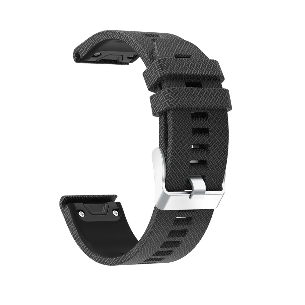 LANDFOX печать Замена силикагель быстрая установка мягкие часы ремешок для Garmin Fenix 5 gps часы smartwatch Браслет Ne