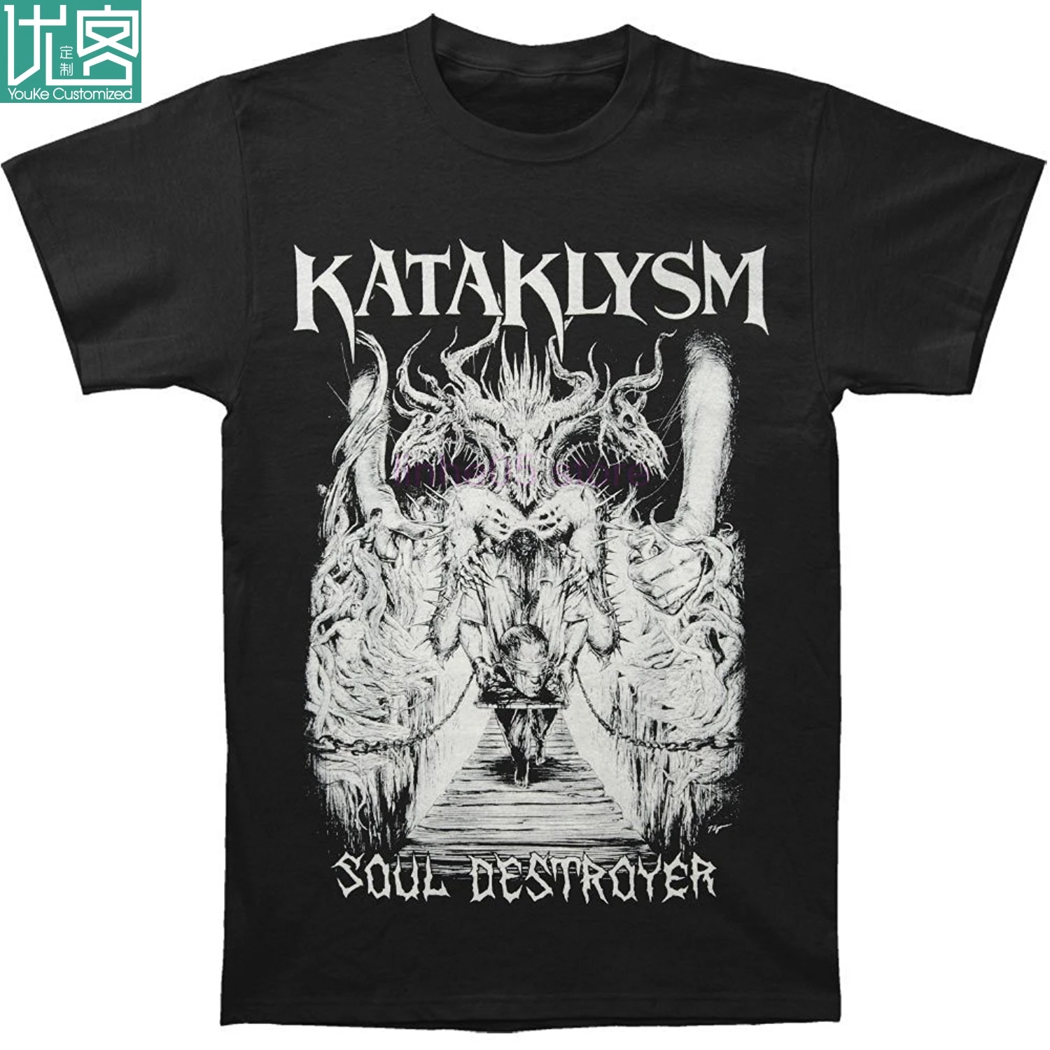 Новая мужская черная футболка с надписью KATAKLYSM Death Metal Rock Band Размеры S 3XL Pride of The