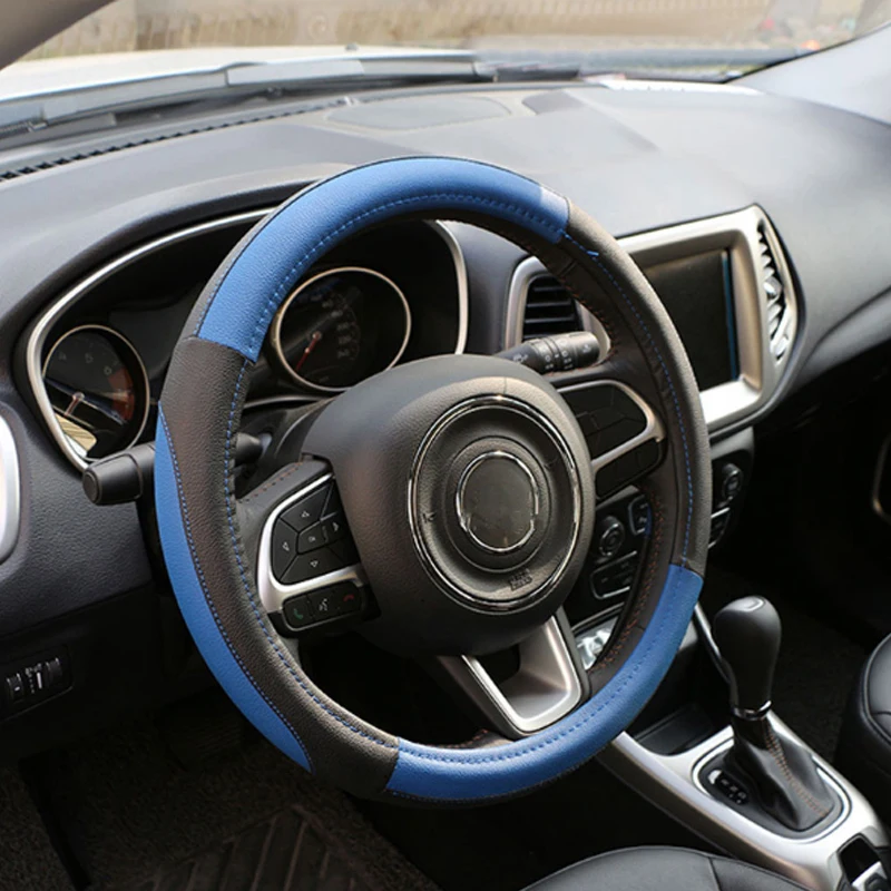 Безвкусно крышка рулевого колеса автомобилей Руль Обложки 38 см чехол для hyundai Tucson 2008- автомобилей аксессуары