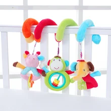 Многоугольный игровой бассейн детские игрушки для Колыбель для новорожденных кровать подвесная коляска плюшевая погремушка, слона, жирафа и рано утром Обучающие куклы A044-30