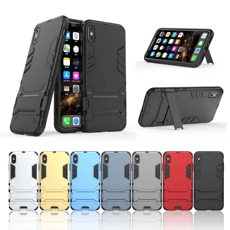 Cellphone Case Back Shell for iPhone XS MAX Cover Stand Hybrid Silicone Phone Cases for iPhone XS MAX Design Dual Layer Bags Cellphone Case Back Shell for iPhone XS MAX Cover Stand Hybrid Silicone Phone Cases for iPhone XS MAX Design Dual Layer Bags