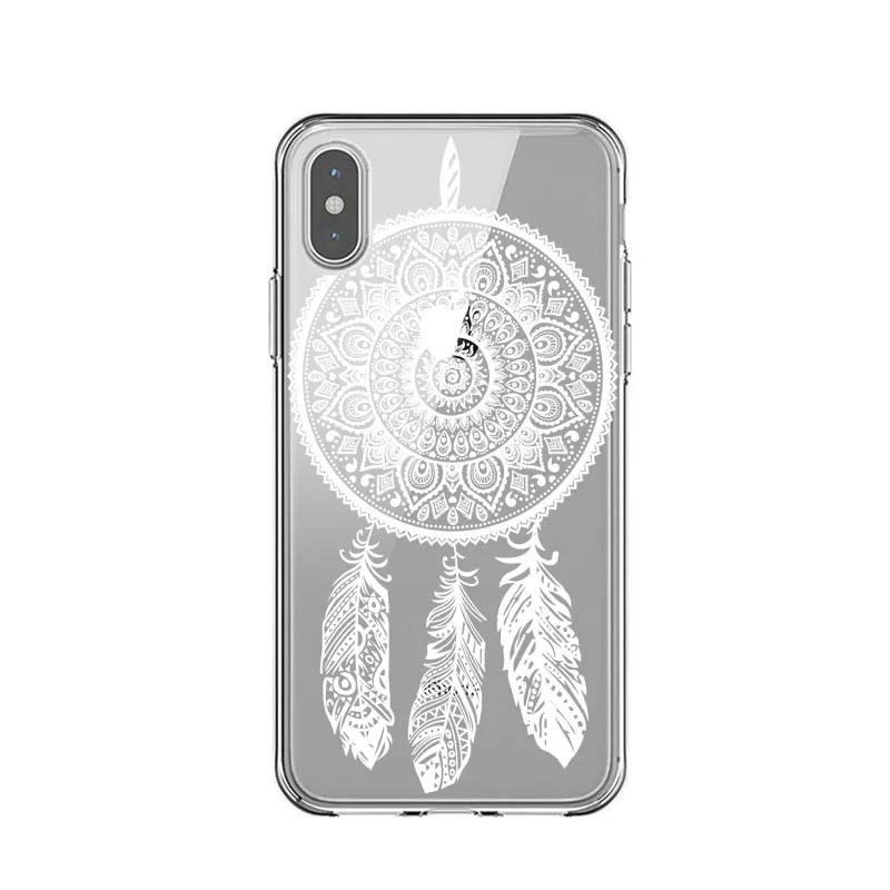 Сексуальный цветочный чехол для телефона Apple iPhone 7 8 6 6s 5 5S SE Plus прозрачные мягкие