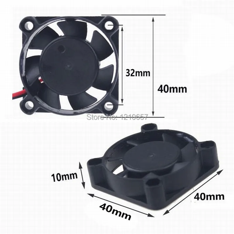 10 шт/Лот Gdstime DC 5 В 2P бесщеточные вентиляторы кулер 40 мм 40x40x10 мм 4010s Вентилятор охлаждения