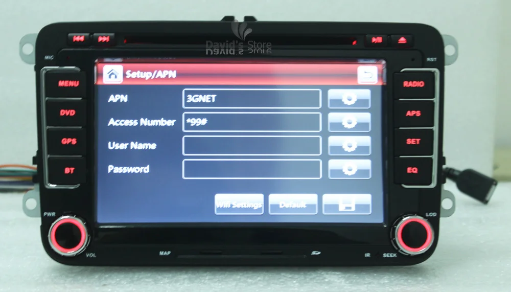 7inchs Car Navigation for Volkswagen with Built-in Canbus 17