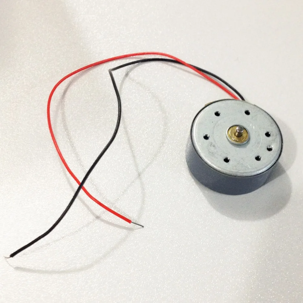 CD DVD Player 2 Pin Connector Motor 9x25mm DC 1.5 4.5V 4500RPMin DC