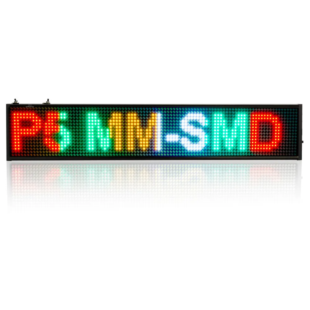 82 см 16*160 пикселей P5 SMD СВЕТОДИОДНЫЙ знак время дисплей счетчика Программируемый Прокрутка Сообщение светодиодный дисплей доска несколько цветов на выбор