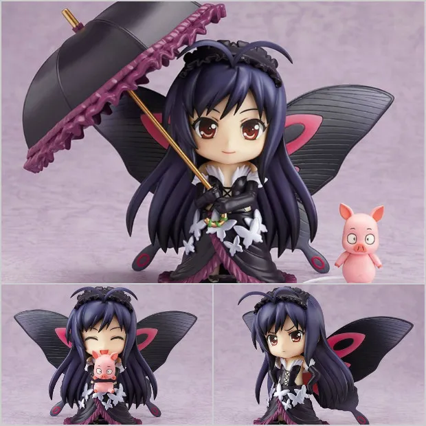 

Cute Nendoroid #249 Accel World Kuroyukihime PVC Action Figure Collection Model Toy
