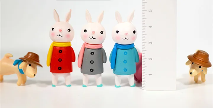 Cute Me Too кролик с шарфом собака со шляпой игрушка кукла модель домашнее украшение