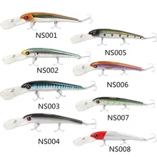 NOEBY 120mm/20.3g Minnow Fishing Lure Floating 3.0-4.5m Artificial Hard Bait leurres dures with VMC Hooks Fishing Bait