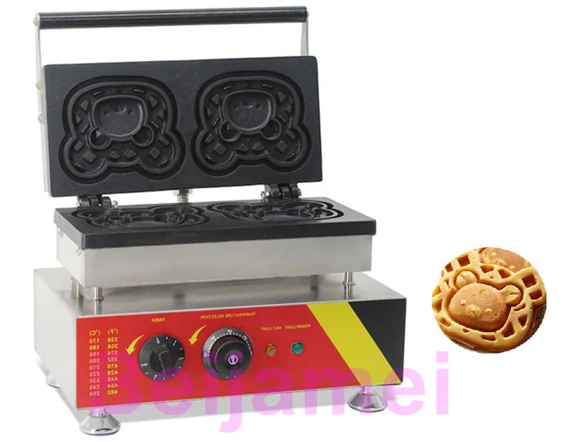 bear waffle maker view