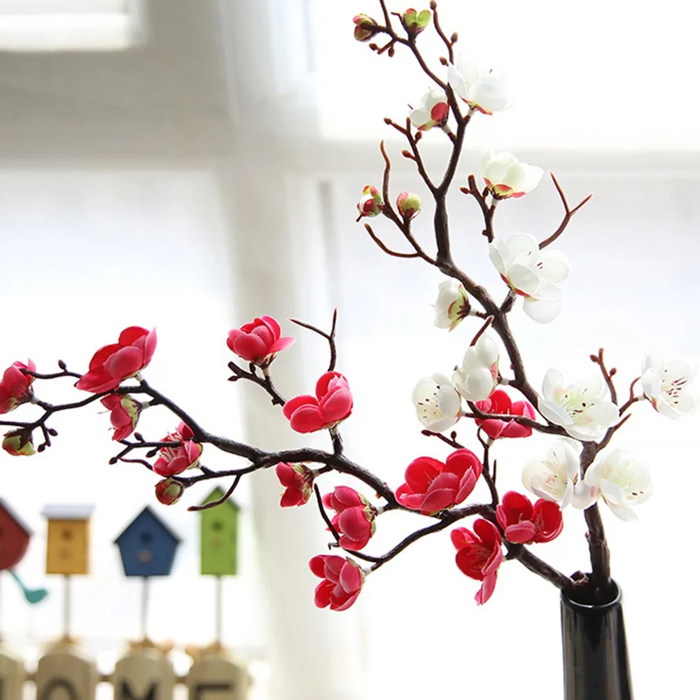 

Artificial Peach Flowers for Party Decoration wedding Decor flores artificiales para decoracion hogar Home Decorating Flores