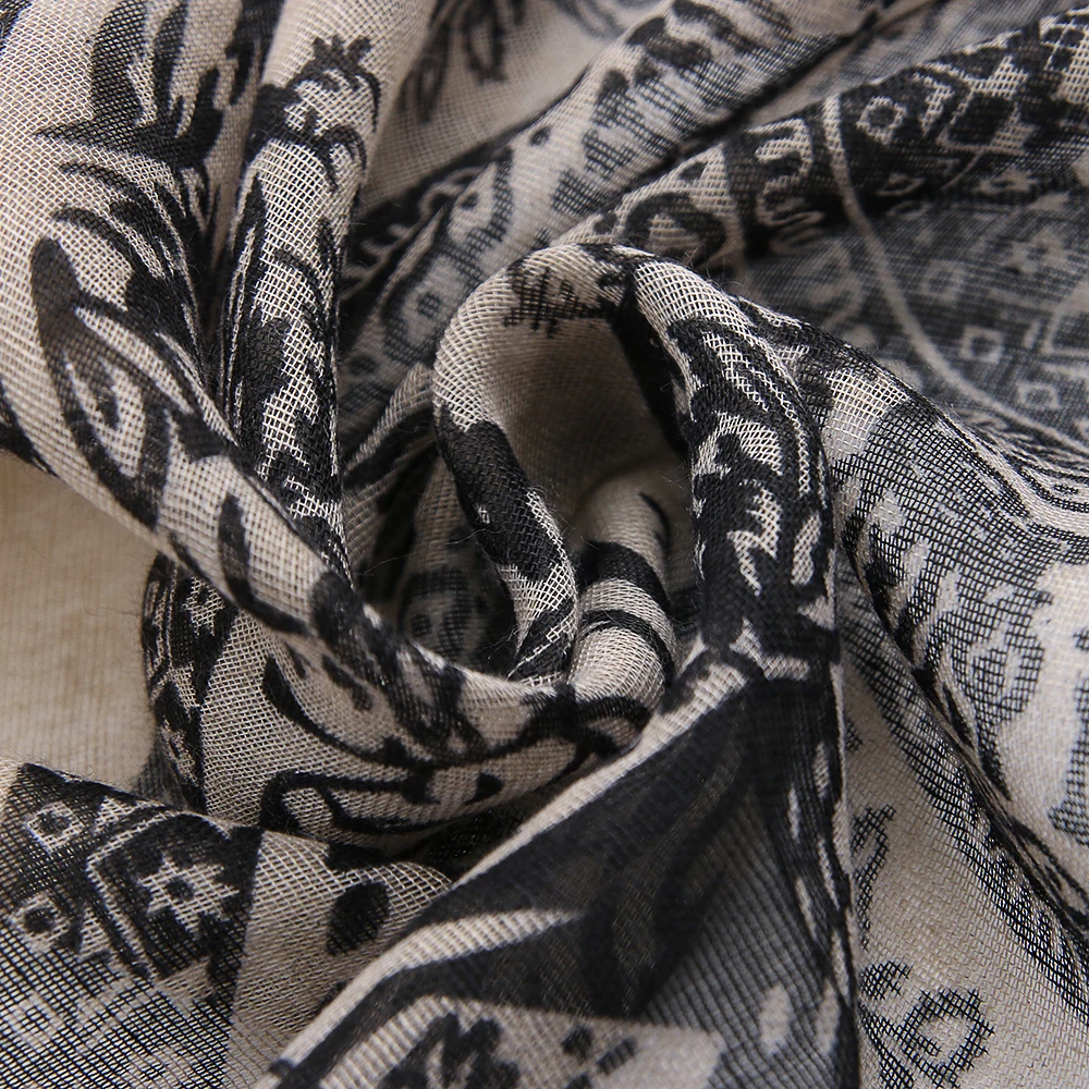 Gootrades Модный женский шарф из Балийской пряжи мягкая шаль Дамская длинная хлопковая вуаль с принтом шарфы шаль палантин распродажа