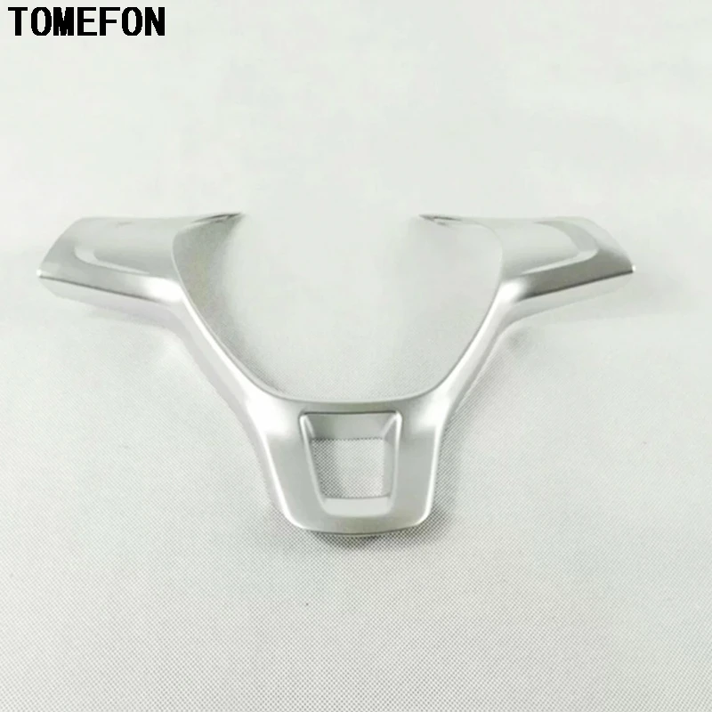 TOMEFON ABS хромированный Матовый для Volkswagen VW Golf 6 7 GTI MK7 Polo 2014 2015 рулевое колесо