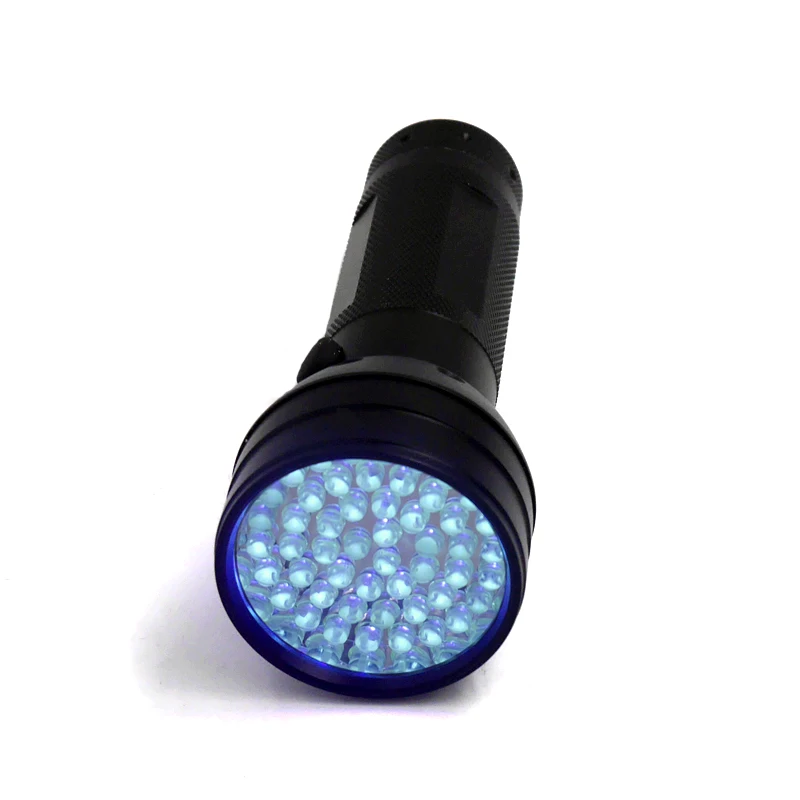 UV Ultra Violet 9 LED Black Torch Flashlight Garden Insect Detector