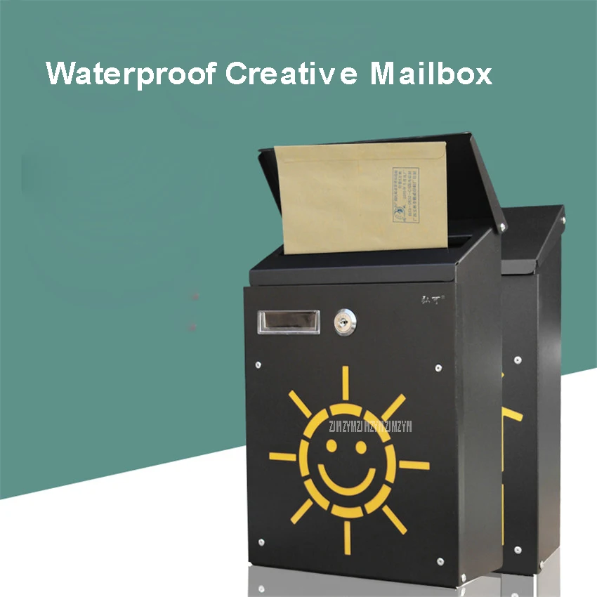 Корейская маленькая вилла креативная Почта Письмо газета почтовый ящик предложение коробка водонепроницаемый деревенский стиль настенный почтовый ящик