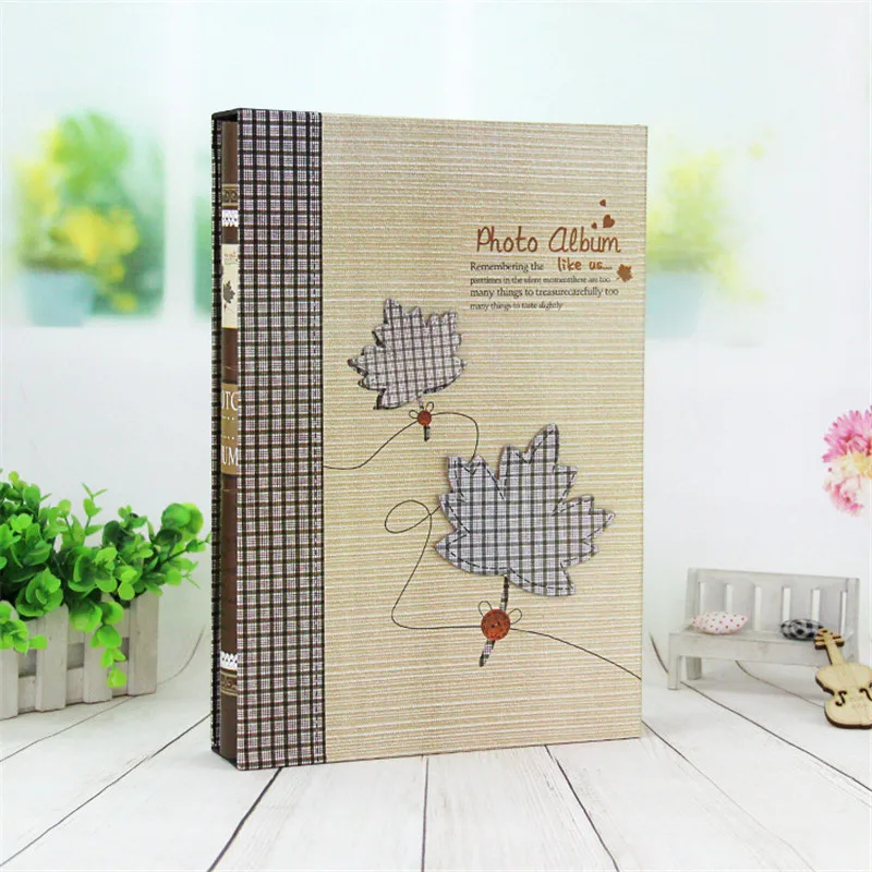 New Photo Album 6-inch Intert Family Photo Album 300 Paper Scrapbook Pages Baby Scrapbook Albums Wedding Photo Album fotos