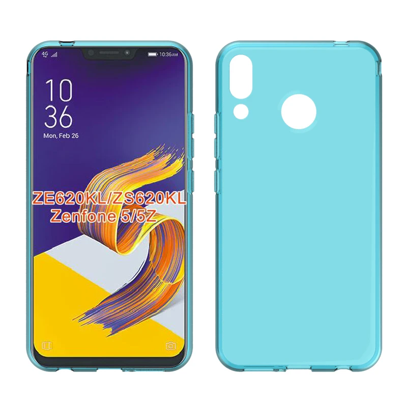

Skid-proof Soft TPU Transparent Silicone Clear Case Cover for Asus ZenFone 5z ZS620KL/Zenfone 5 ZE620KL