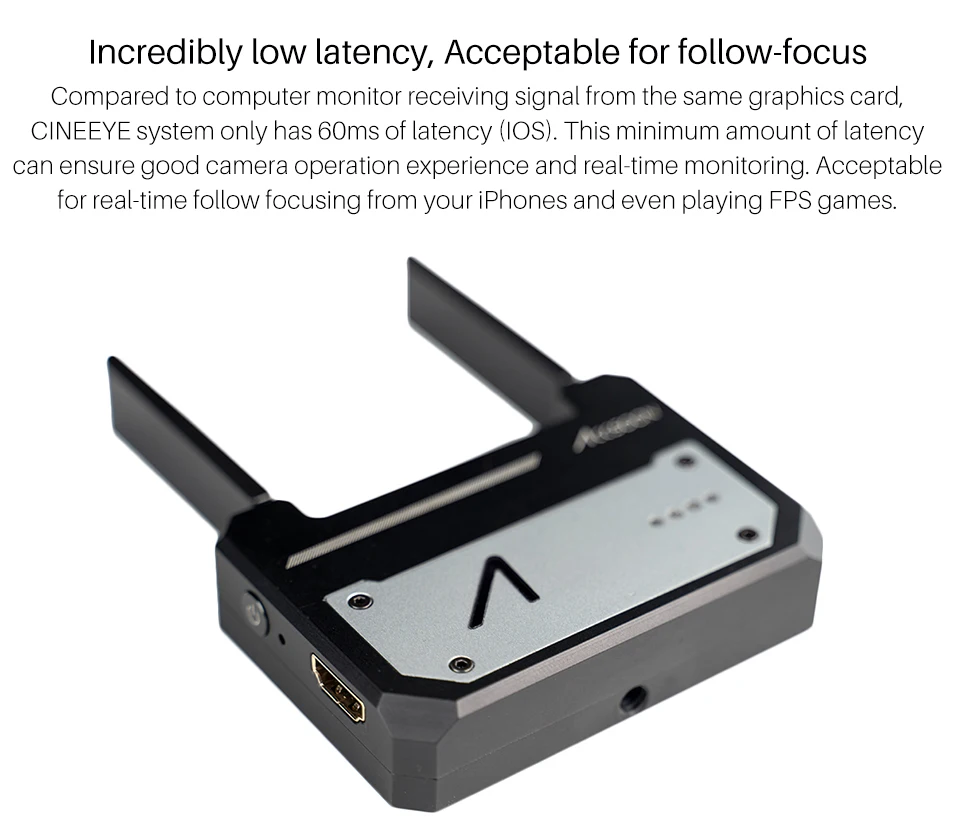 Accsoon CineEye 5G беспроводной видео передатчик мини HDMI беспроводной передачи устройства для Andriod телефон IOS iPhone iPad